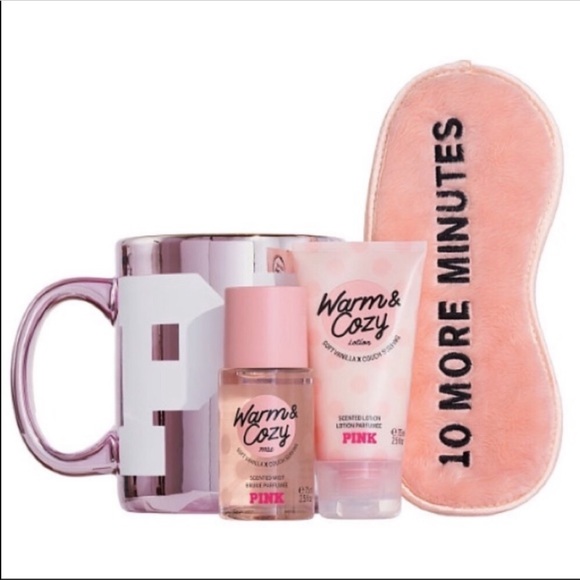 NWT VS PINK WARM AND COZY MUG GIFT SET - Picture 2 of 4